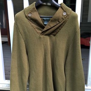 Hammacher Schlemmer Heavy Cotton Sweater Medium